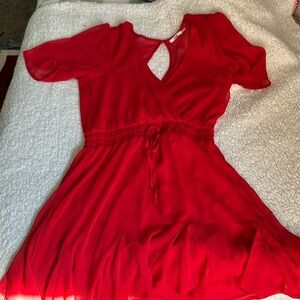 Small Red dress from Francesca‘s brand Mi Ami